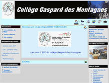 Tablet Screenshot of clg-gdm.fr
